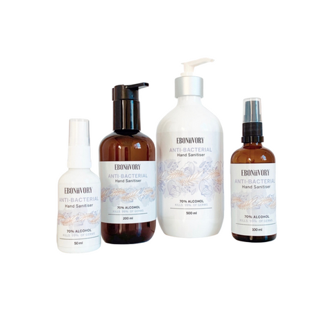EBONiiVORY 70% Alcohol Hand Sanitiser