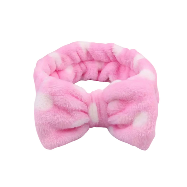 pink spot headband