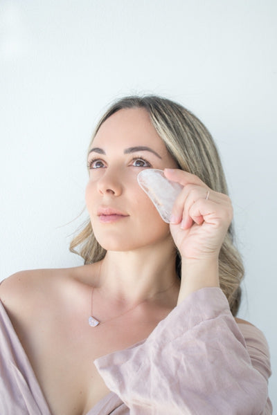 Gua Sha - Clear Quartz