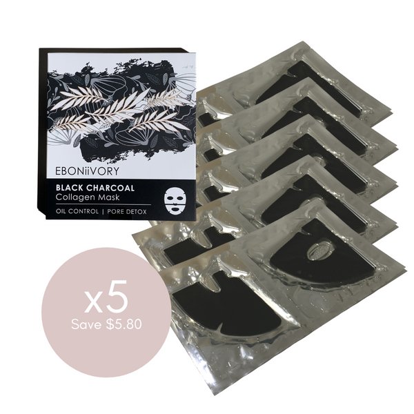 Collagen Gel Mask -Bamboo Charcoal Oil Control